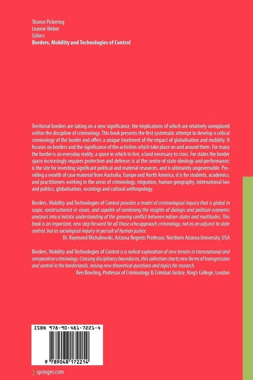 Produktbild: Borders, Mobility and Technologies of Control