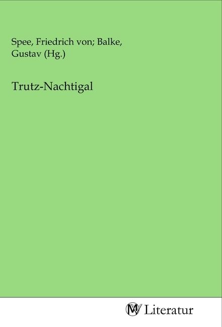 Produktbild: Trutz-Nachtigal