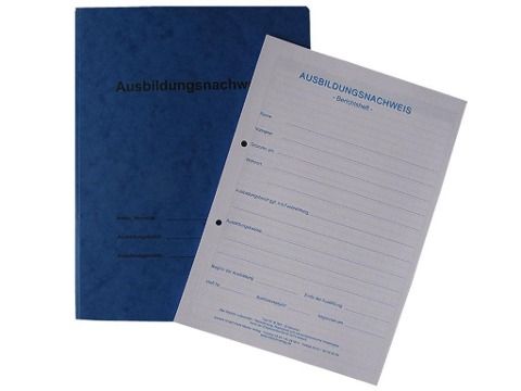 Produktbild: Berichtsheft / Ausbildungsnachweis als Block - f&uuml;r 1 Jahr: t&auml;gliche Eintragungen (Montag - Sonntag), pro Woche 1 Seite f&uuml;r zus&auml;tzliche Berichte / Zeichnungen