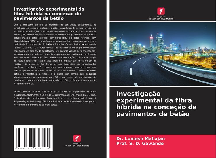 Produktbild: Investiga&ccedil;&atilde;o experimental da fibra h&iacute;brida na conce&ccedil;&atilde;o de pavimentos de bet&atilde;o