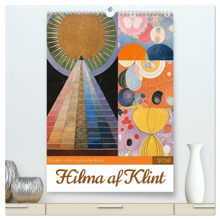 Produktbild: Hilma af Klint - Ein Jahr voller mystischer Kunst (hochwertiger Premium Wandkalender 2026 DIN A2 hoch), Kunstdruck in Hochglanz