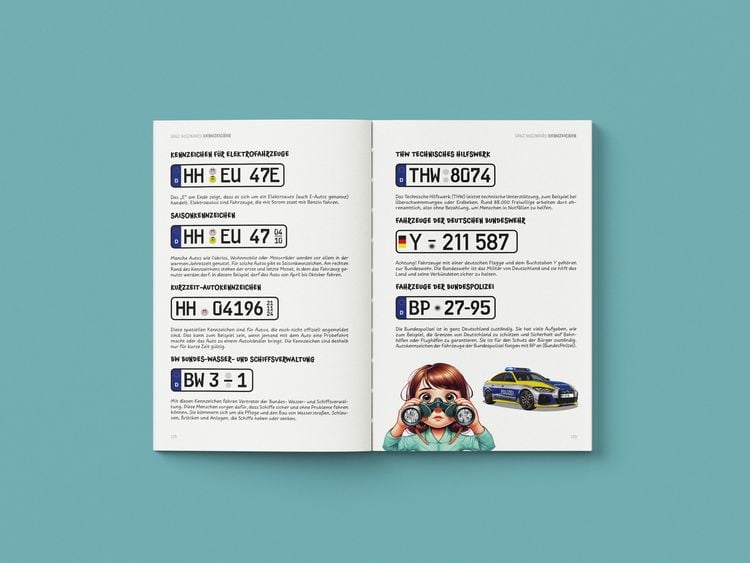 Produktbild: Das gro&szlig;e Autokennzeichen Mitmachbuch f&uuml;r Kinder
