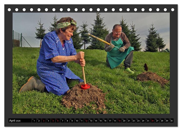 Produktbild: GSCHEIT BLED - Humorfotografie (Tischkalender 2026 DIN A5 quer), CALVENDO Monatskalender