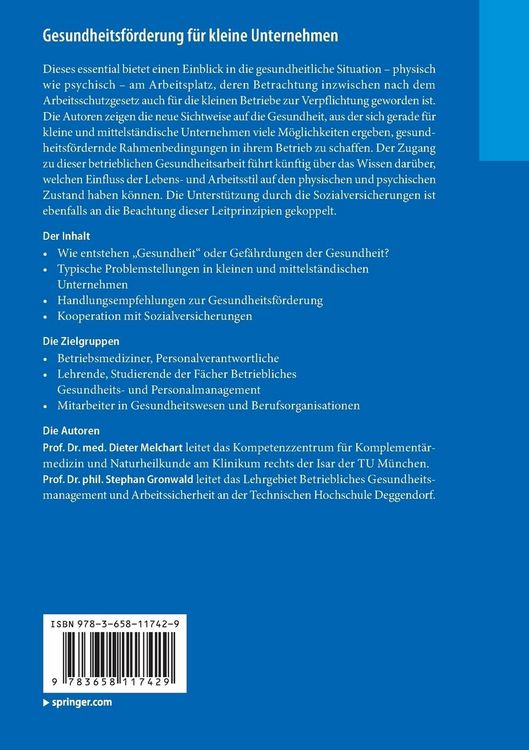 Produktbild: Gesundheitsförderung für kleine Unternehmen