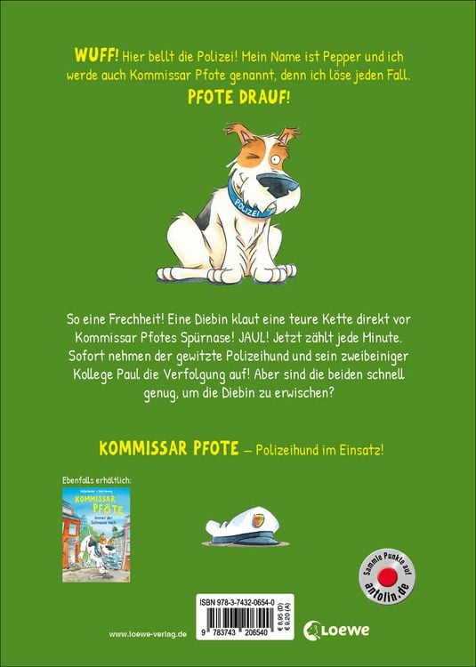 Produktbild: Kommissar Pfote (Band 2) - Auf der Spur der Diamanten-Diebin