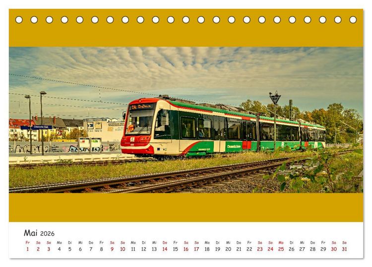 Produktbild: Die Citylink Chemnitz Panorama Ansichten (Tischkalender 2026 DIN A5 quer), CALVENDO Monatskalender