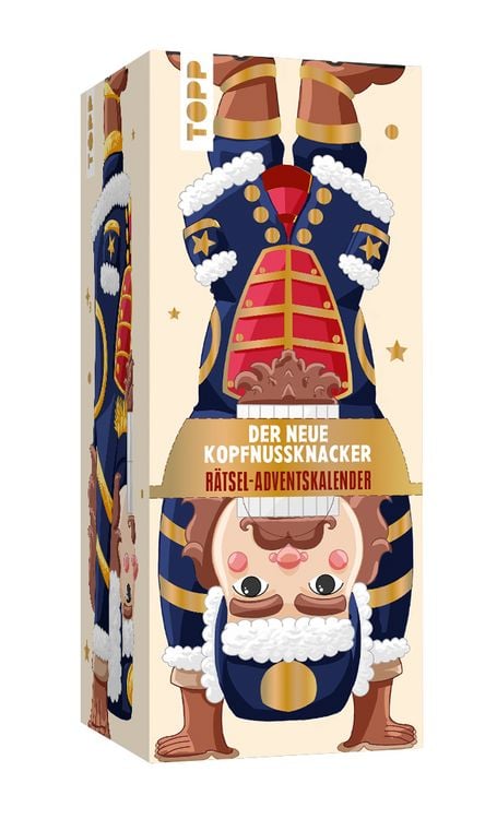 Produktbild: Der neue Kopfnussknacker &ndash; R&auml;tsel-Adventskalender (blaue Edition &ndash; 2026)