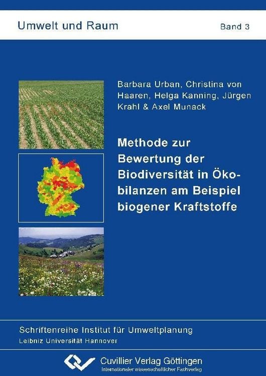 Produktbild: Methode zur Bewertung der Biodiversit&auml;t in &Ouml;kobilanzen am Beispiel biogener Kraftstoffe