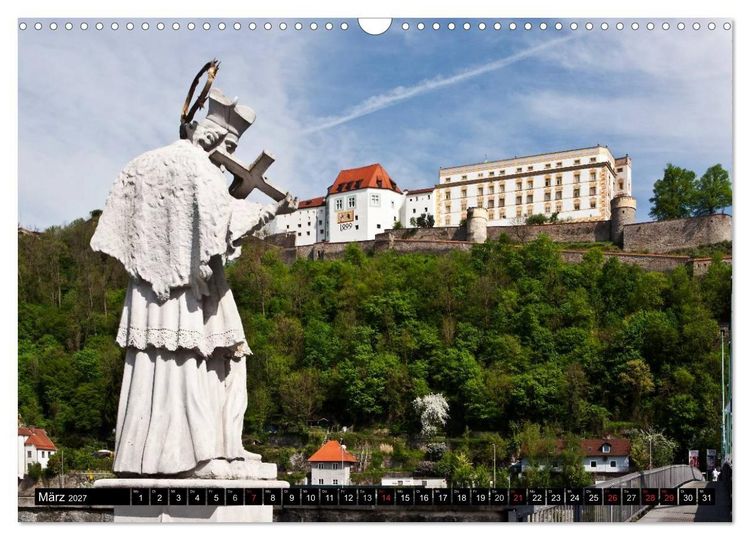 Produktbild: Pittoreskes Passau (Wandkalender 2027 DIN A3 quer), CALVENDO Monatskalender