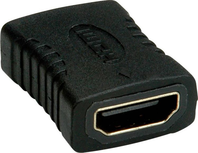 Produktbild: Roline 12.03.3151 Adapter [1x HDMI-Buchse - 1x HDMI-Buchse] Schwarz