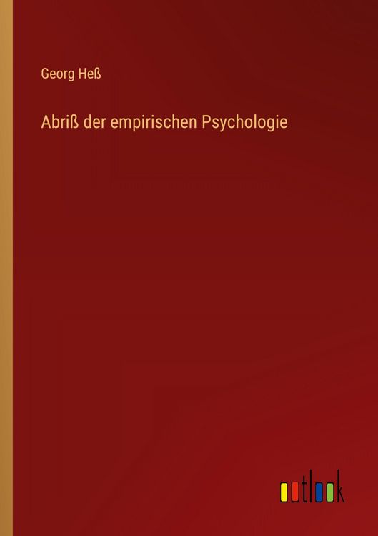 Produktbild: Abri&szlig; der empirischen Psychologie