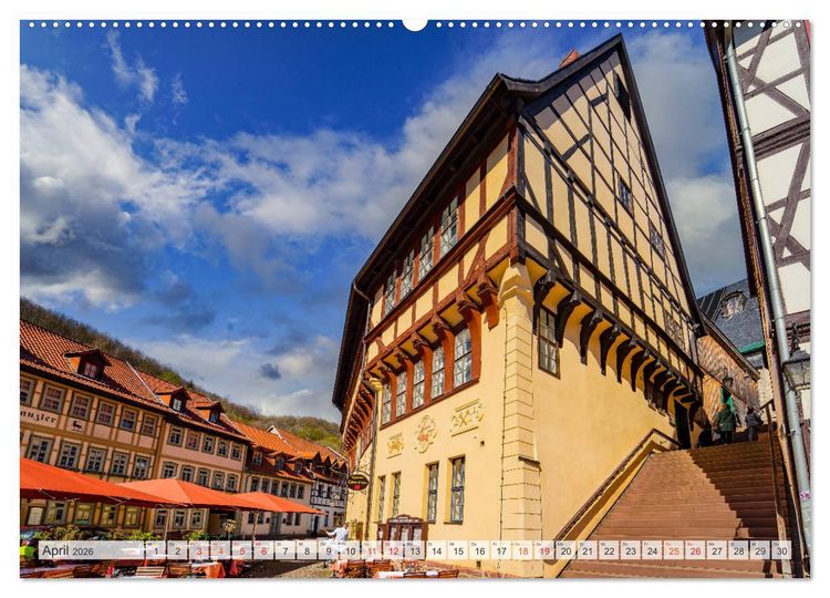 Produktbild: Harz der S&uuml;den und Westen (hochwertiger Premium Wandkalender 2026 DIN A2 quer), Kunstdruck in Hochglanz
