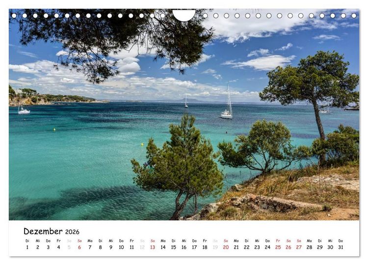 Produktbild: Wildes und romantisches Mallorca (Wandkalender 2026 DIN A4 quer), CALVENDO Monatskalender