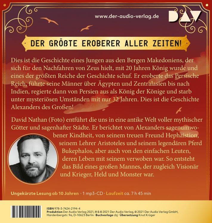 Produktbild: Weltgeschichte(n). K&ouml;nig der K&ouml;nige: Alexander der Gro&szlig;e