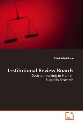 Produktbild: O'Neil Lane, E: Institutional Review Boards