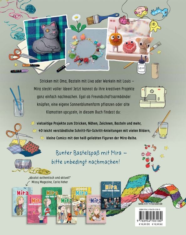 Produktbild: Mira macht Sachen &ndash; #basteln #stricken #bauen #kreativsein #zeichnen #n&auml;hen