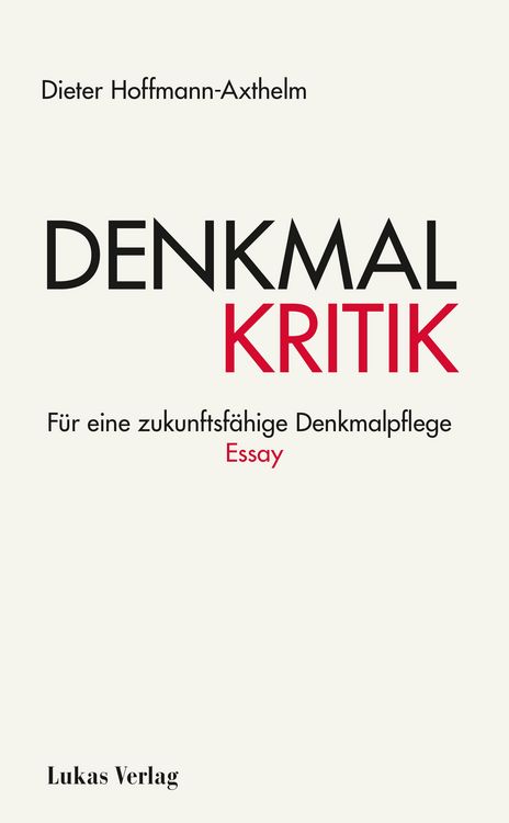 Produktbild: Denkmalkritik