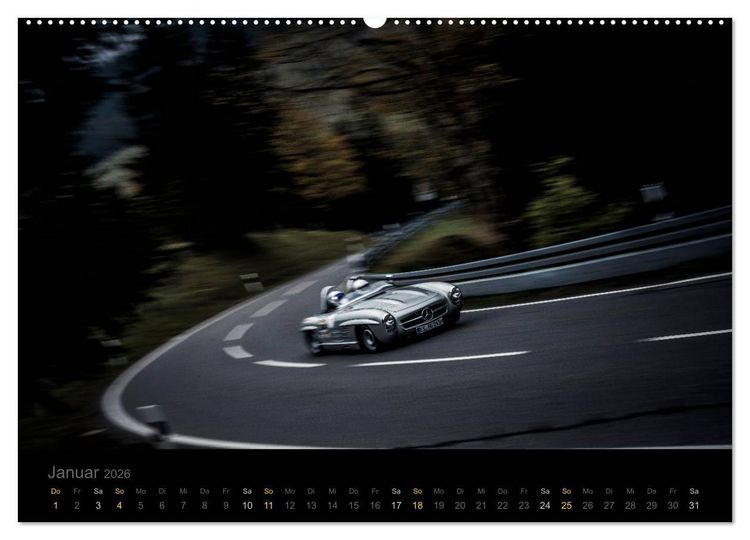 Produktbild: Mercedes Benz 300SL - Racing (Wandkalender 2026 DIN A2 quer), CALVENDO Monatskalender