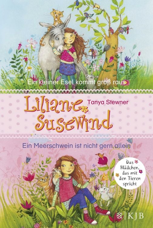Produktbild: Liliane Susewind. Ein kleiner Esel kommt gro&szlig; raus & Ein Meerschwein ist nicht gern allein. (Doppelband 1 & 2 f&uuml;r j&uuml;ngere Leser)