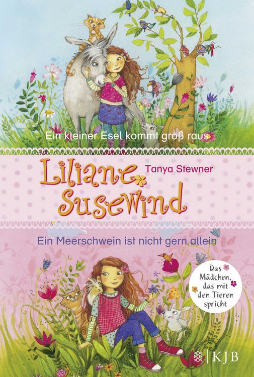 Produktbild: Liliane Susewind. Ein kleiner Esel kommt gro&szlig; raus & Ein Meerschwein ist nicht gern allein. (Doppelband 1 & 2 f&uuml;r j&uuml;ngere Leser)