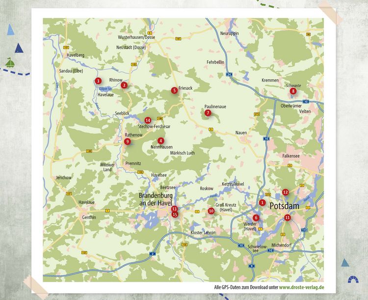 Produktbild: Havelland. Radeln für die Seele