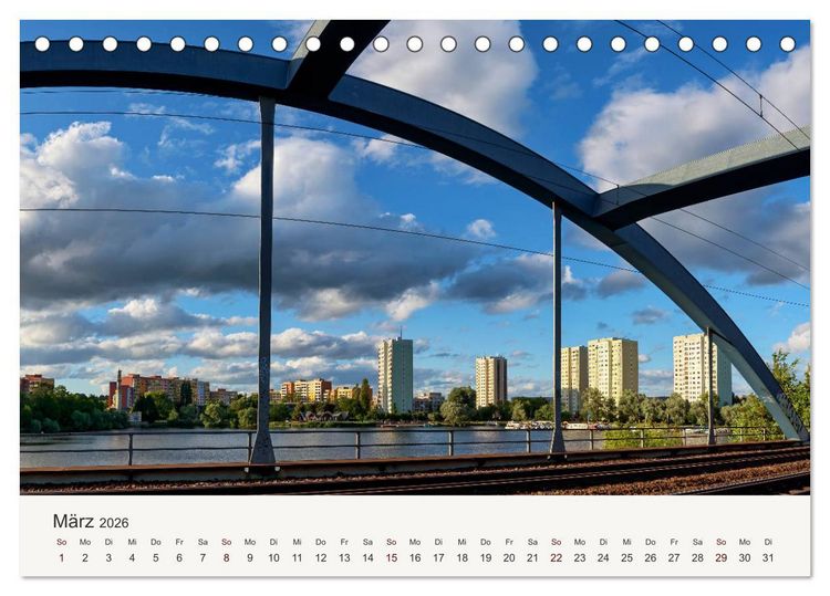 Produktbild: Himmel &uuml;ber Potsdam (Tischkalender 2026 DIN A5 quer), CALVENDO Monatskalender