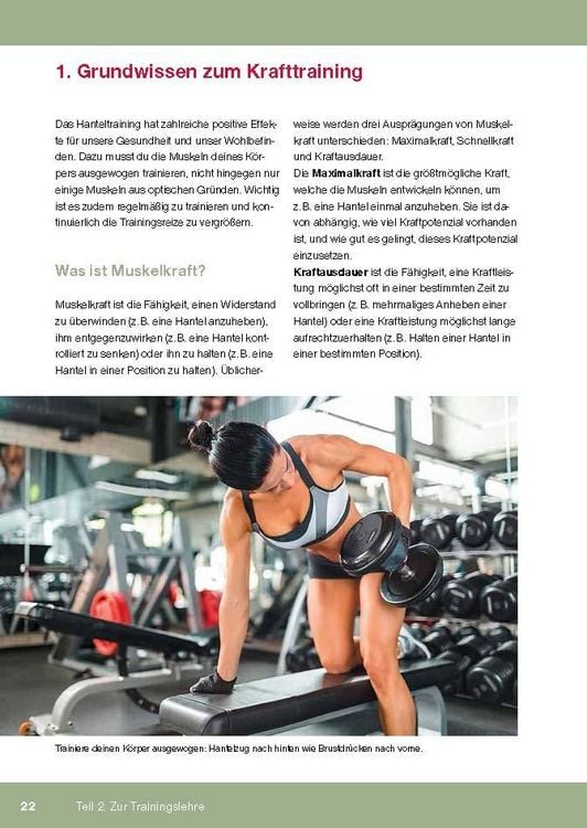 Produktbild: Perfektes Hanteltraining.