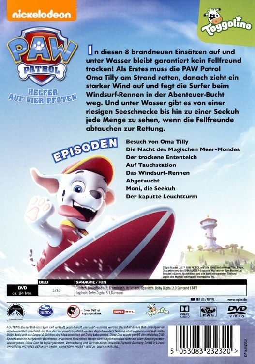 Produktbild: Paw Patrol: Einsatz im Wasser
