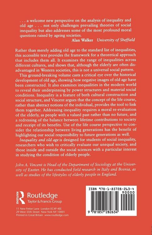 Produktbild: Inequality And Old Age