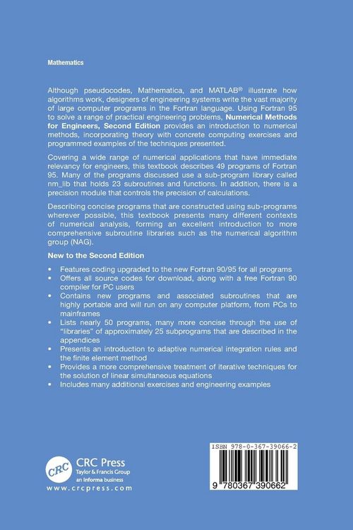 Produktbild: Numerical Methods for Engineers