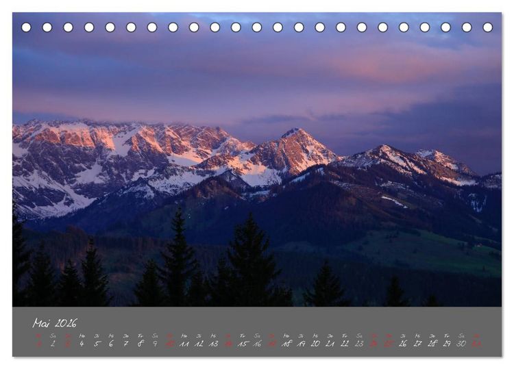 Produktbild: Unser sch&ouml;nes Allg&auml;u (Tischkalender 2026 DIN A5 quer), CALVENDO Monatskalender
