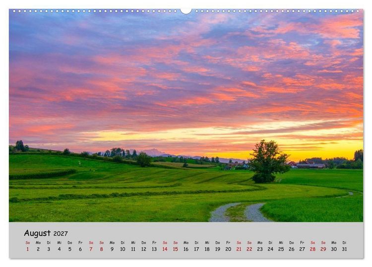 Produktbild: Lindau am Bodensee - Zwischen Himmel und See (hochwertiger Premium Wandkalender 2027 DIN A2 quer), Kunstdruck in Hochglanz