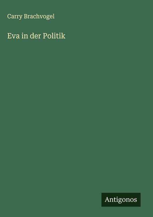 Produktbild: Eva in der Politik