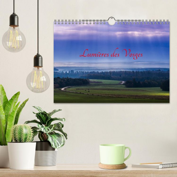 Produktbild: Lumi&egrave;res des Vosges (Calendrier mural 2026 DIN A4 vertical), CALVENDO calendrier mensuel