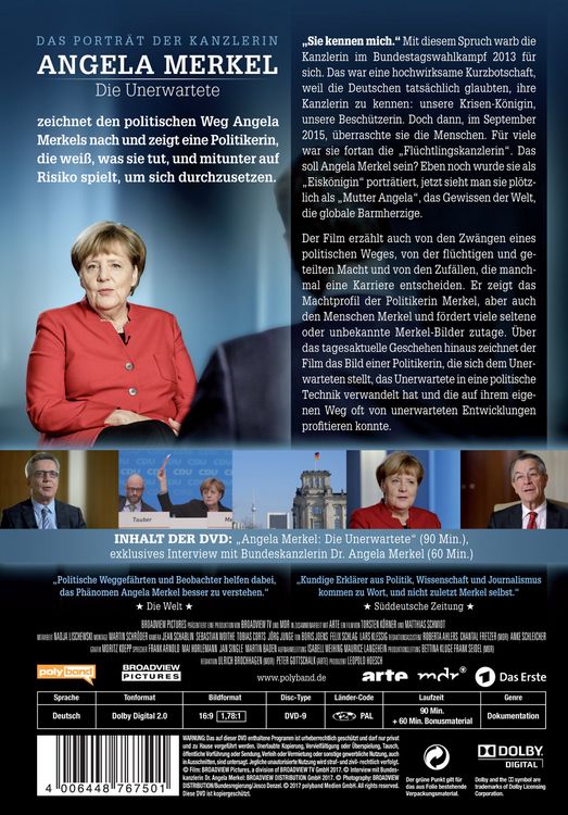 Produktbild: Angela Merkel - Die Unerwartete