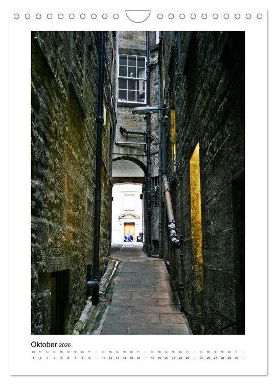 Produktbild: Edinburgh - Stadtansichten (Wandkalender 2026 DIN A4 hoch), CALVENDO Monatskalender