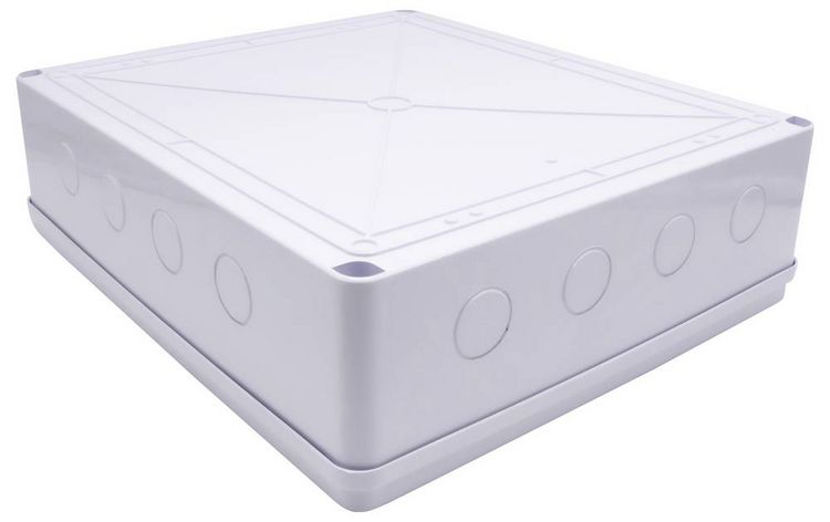 Produktbild: TRU COMPONENTS TC-RB 400x350x120 TC-10275084 Installations-Geh&auml;use ABS Kunststoff Wei&szlig; 1St.