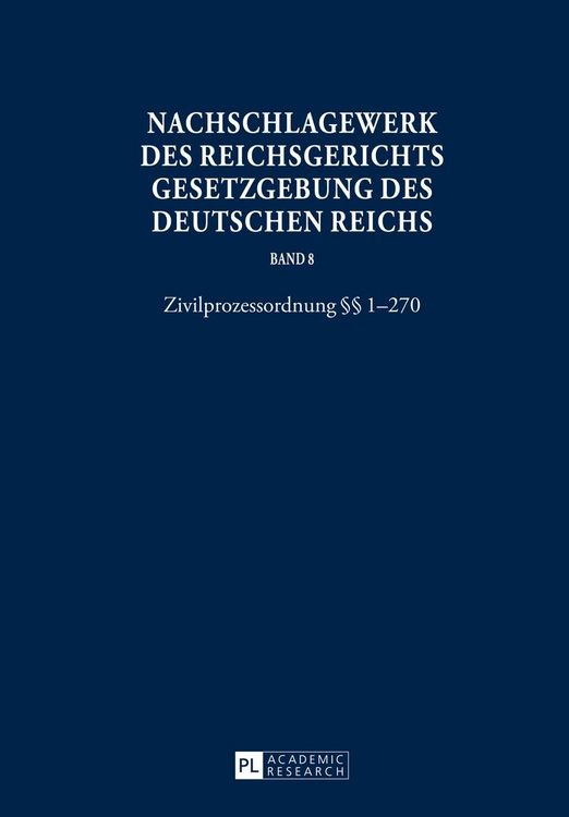 Produktbild: Nachschlagewerk des Reichsgerichts - Gesetzgebung des Deutschen Reichs