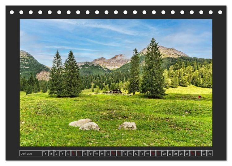 Produktbild: Leutasch tut gut (Tischkalender 2026 DIN A5 quer), CALVENDO Monatskalender
