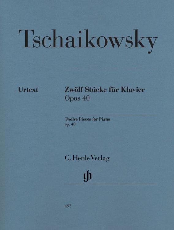 Produktbild: Peter Iljitsch Tschaikowsky - Zwölf Klavierstücke op. 40