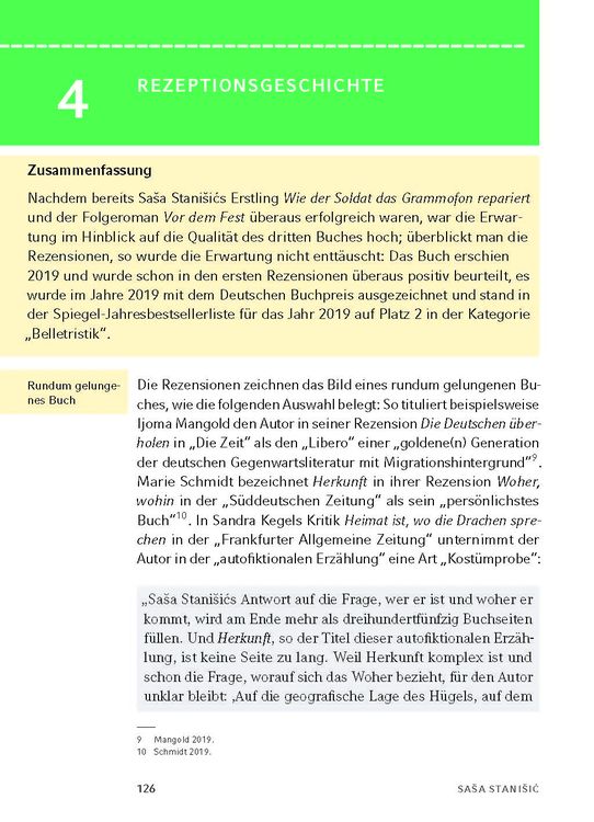 Produktbild: Herkunft - Textanalyse und Interpretation