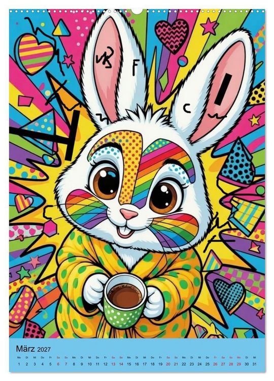 Produktbild: Das ist Pop Artig (hochwertiger Premium Wandkalender 2027 DIN A2 hoch), Kunstdruck in Hochglanz