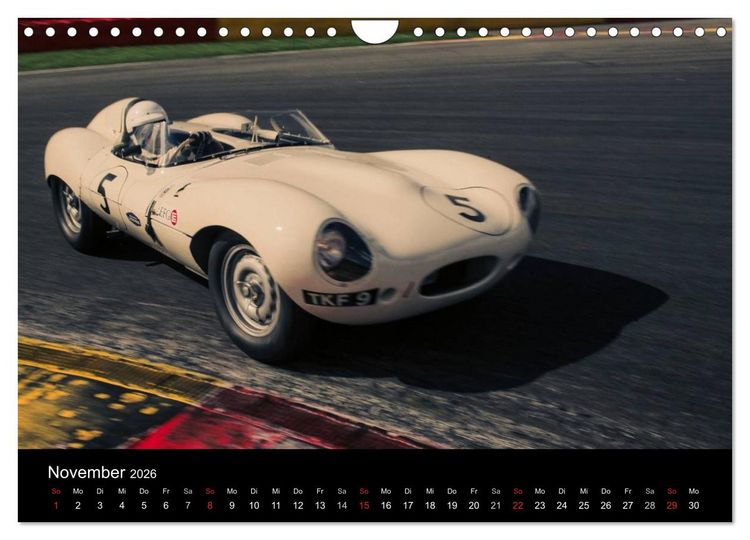 Produktbild: Vintage Racing, historischer Motorsport (Wandkalender 2026 DIN A4 quer), CALVENDO Monatskalender