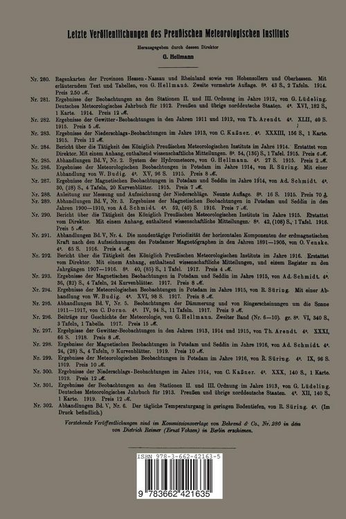 Produktbild: Himmelshelligkeit, Himmelspolarisation und Sonnenintensit&auml;t in Davos 1911 bis 1918