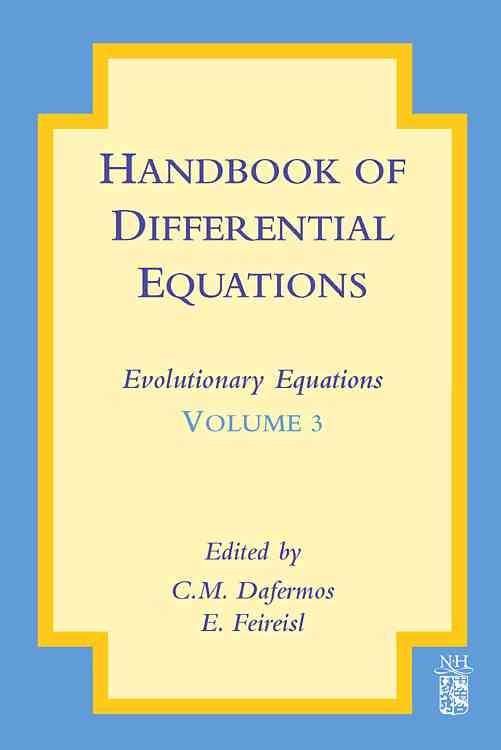 Produktbild: Handbook of Differential Equations: Evolutionary Equations