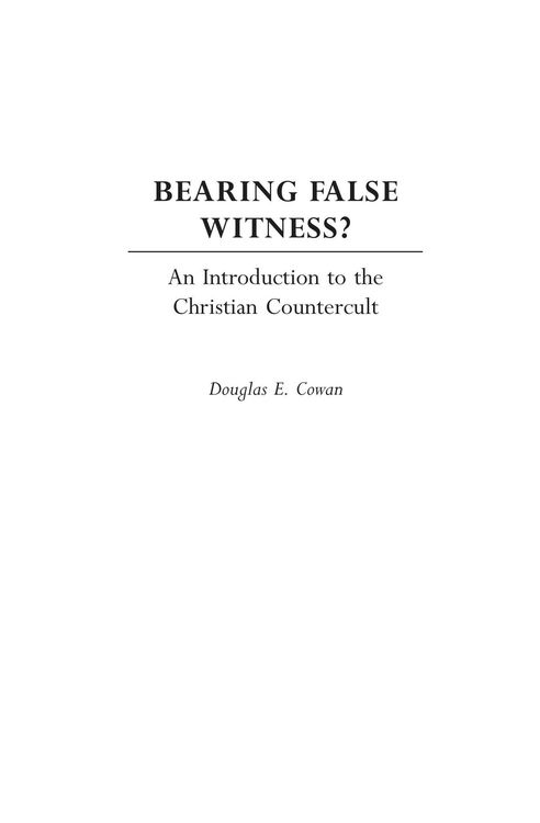 Produktbild: Bearing False Witness?