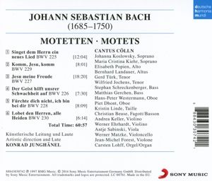 Produktbild: Cantus Cölln: Motetten