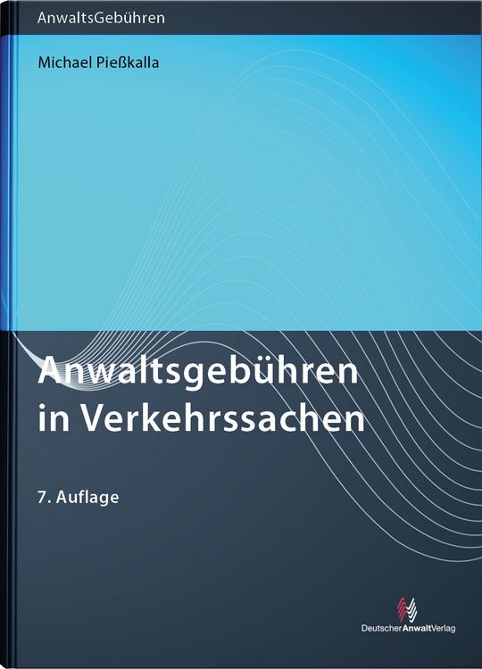 Produktbild: Anwaltsgeb&uuml;hren in Verkehrssachen