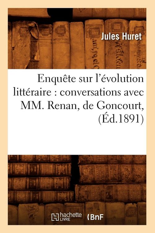 Produktbild: Enqu&ecirc;te sur l'&eacute;volution litt&eacute;raire