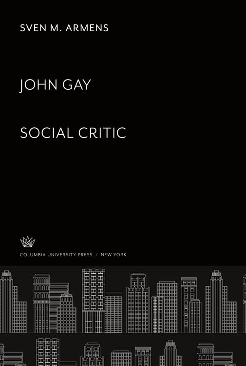 Produktbild: John Gay. Social Critic